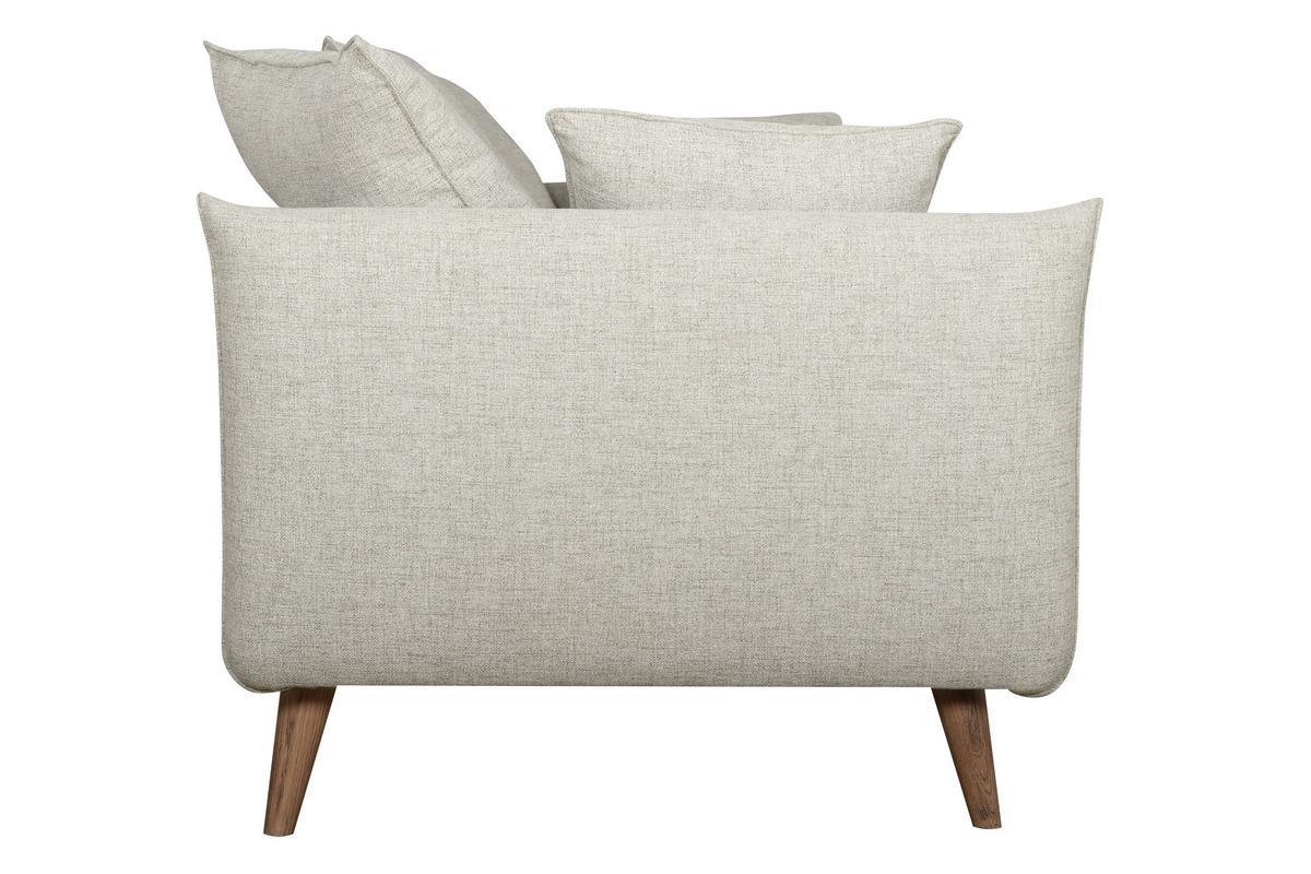 Divano scandinavo 3 posti beige OLYMPIA