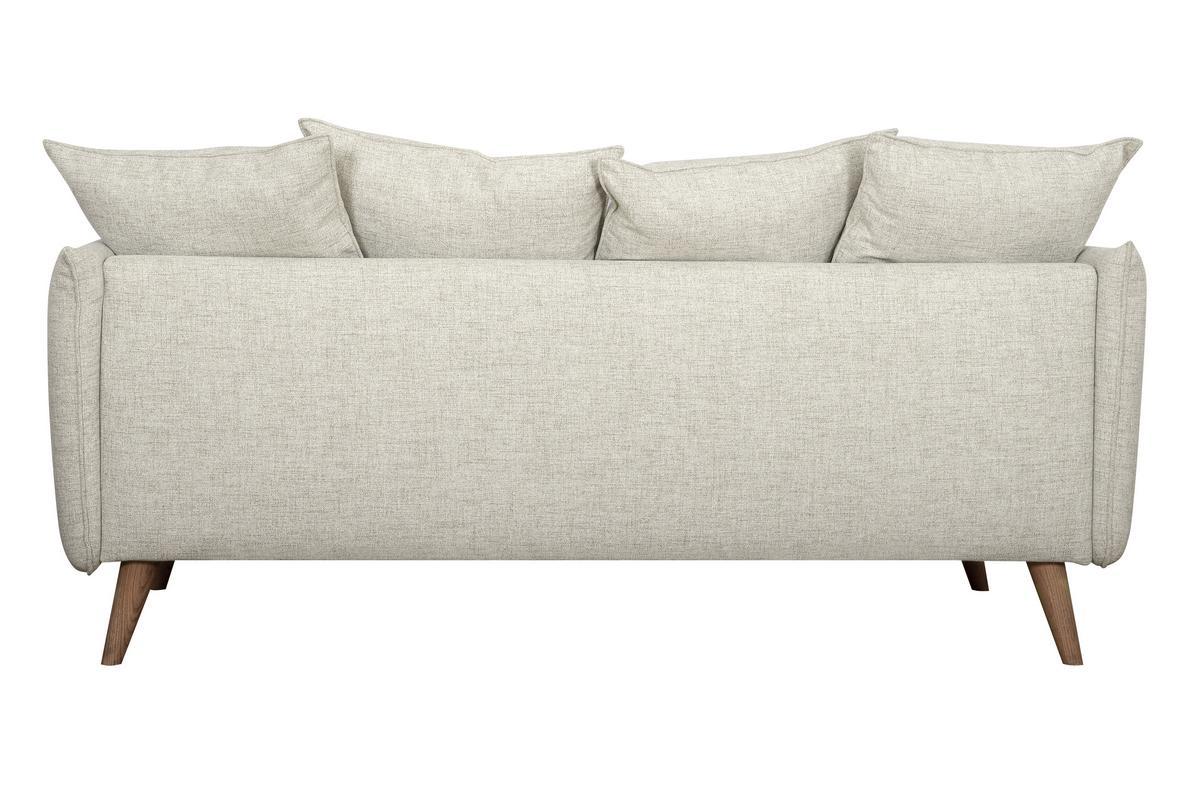 Divano scandinavo 3 posti beige OLYMPIA