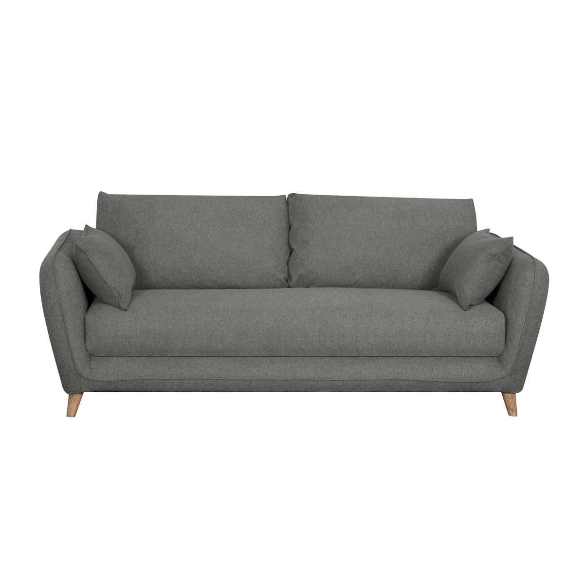 Divano scandinavo 3 posti grigio antracite CREEP