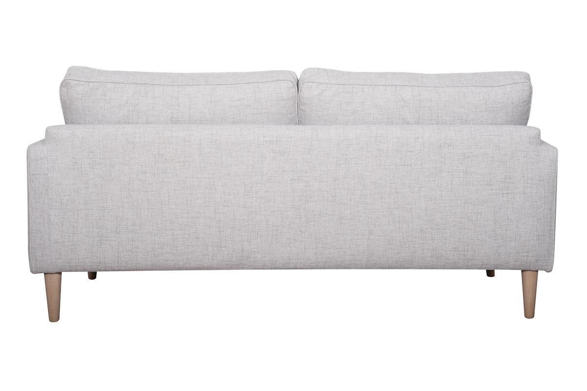 Divano scandinavo 3 posti grigio chiaro PAPEL