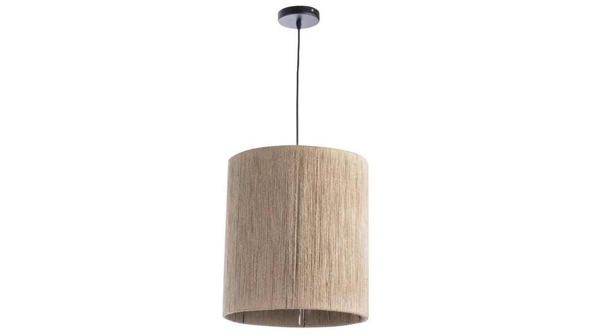 Lampada a sospensione in corda D38 cm naturale HALO