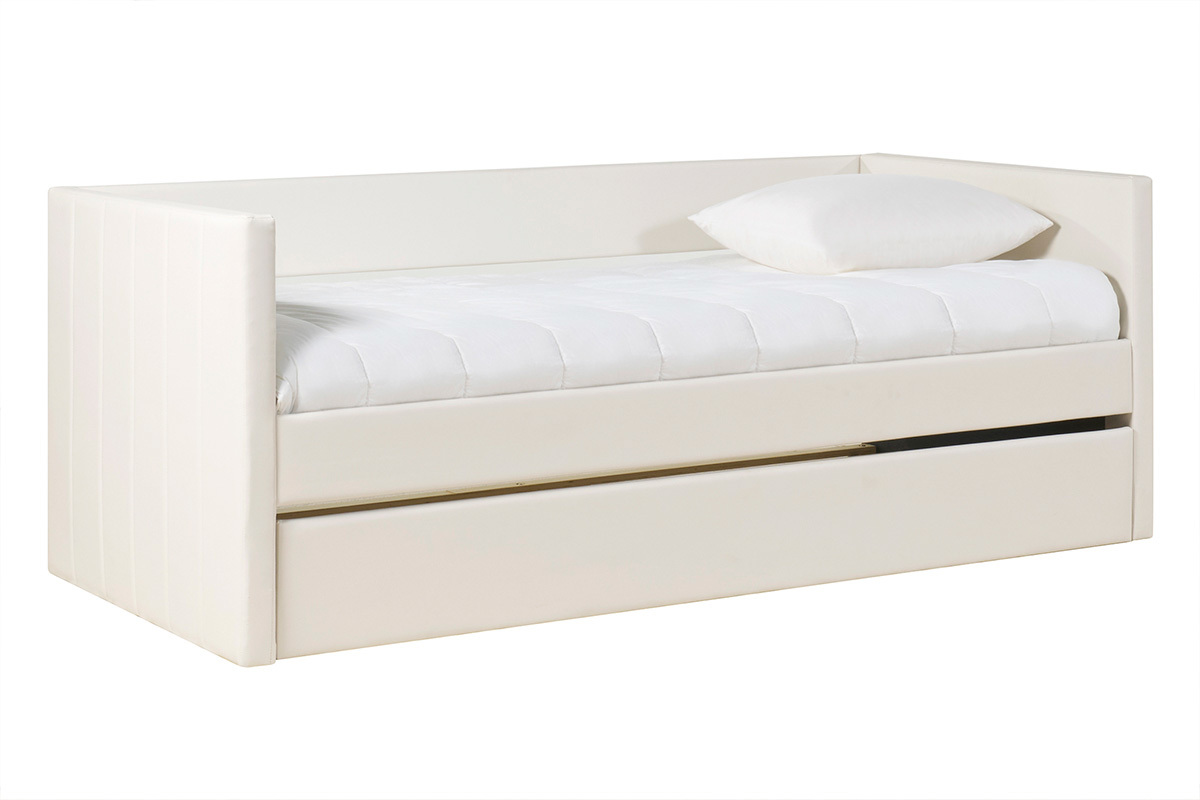 Letto estraibile bianco 90x190 cm ELIE