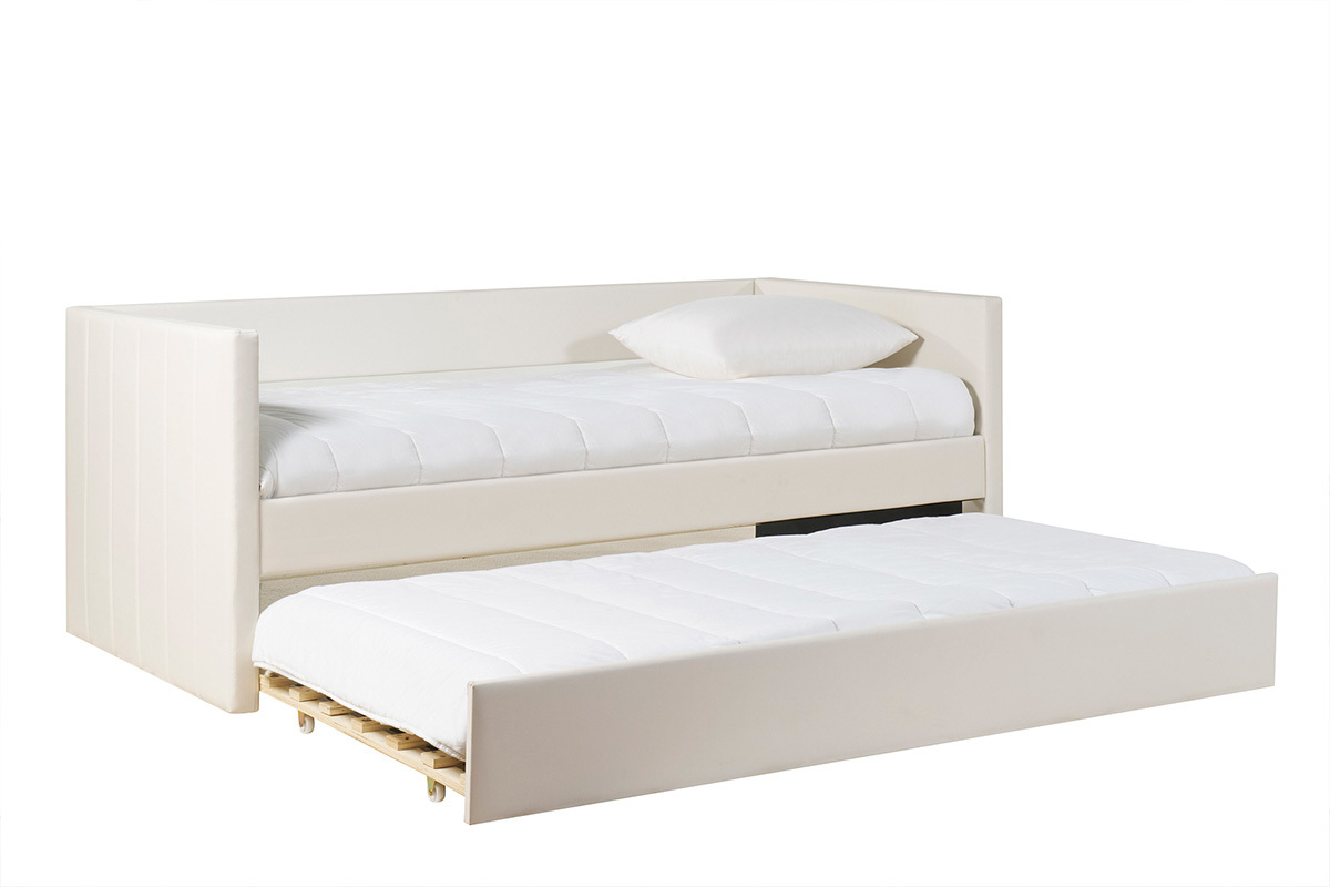 Letto estraibile bianco 90x190 cm ELIE