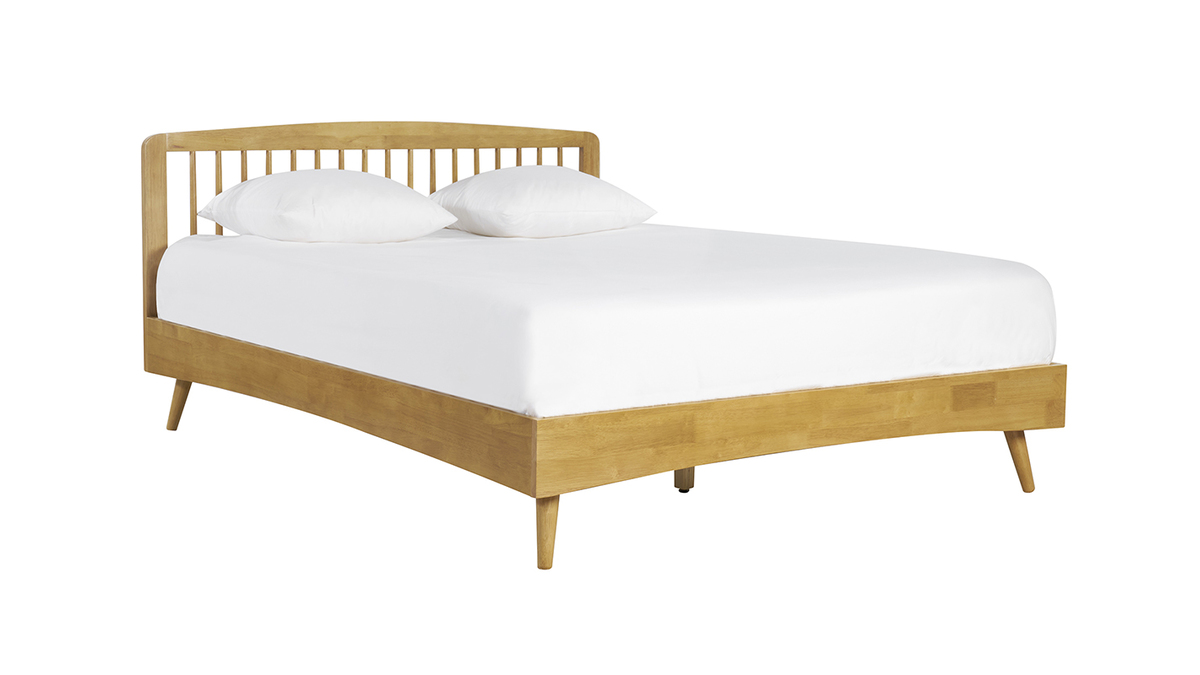 Letto matrimoniale 160x200 in legno TERRY