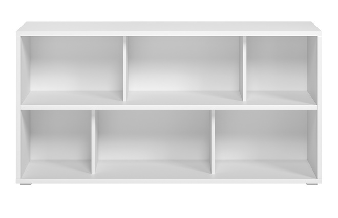 Libreria bassa design bianca L168 cm MUSSO - Miliboo