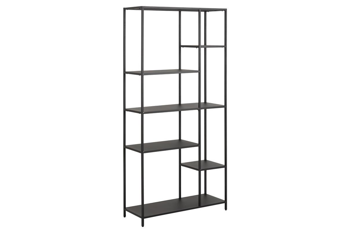 Libreria design in metallo nero H165 cm PODIUM