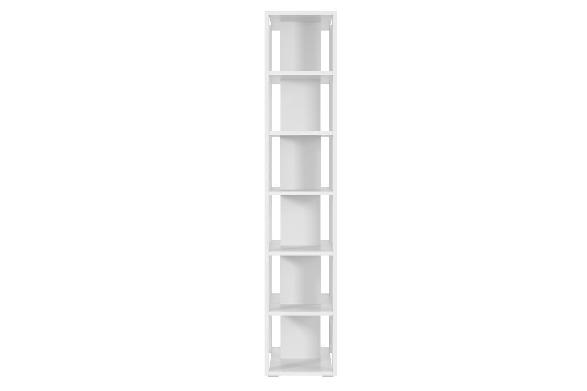 Libreria divisoria design bianco L135 cm MUSSO