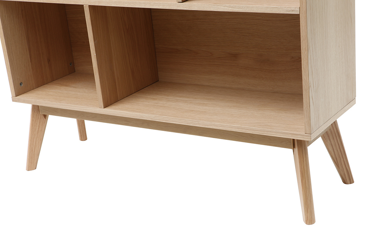 Libreria scandinava quercia 165cm INGRID