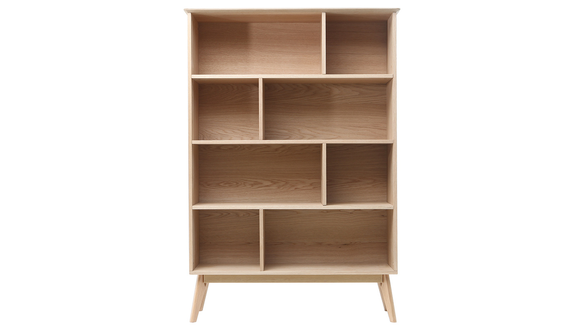 Libreria scandinava quercia 165cm INGRID