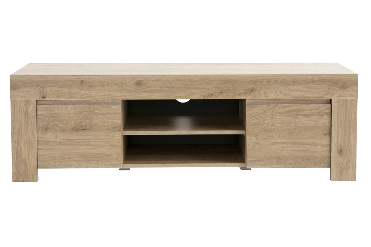 Mobile TV di design finitura rovere L138 cm LINO