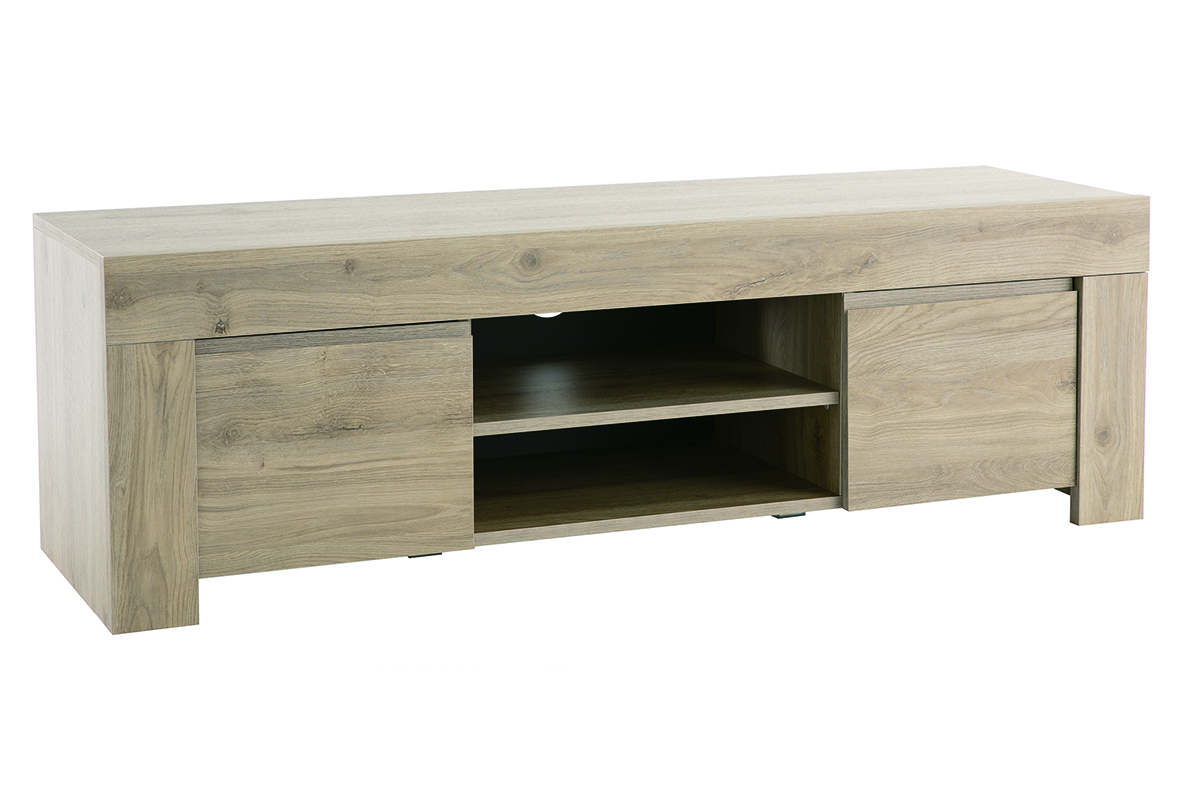 Mobile TV di design finitura rovere L138 cm LINO