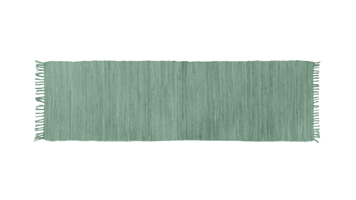 Passatoia verde acquamarina 60 x 200 cm AUBAGNE