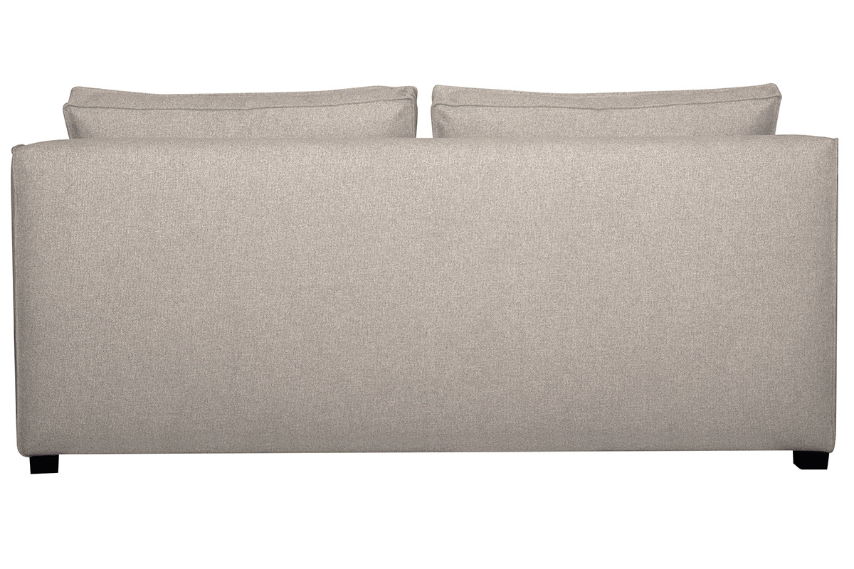 Poltrona 2 posti design in tessuto beige PLURIEL