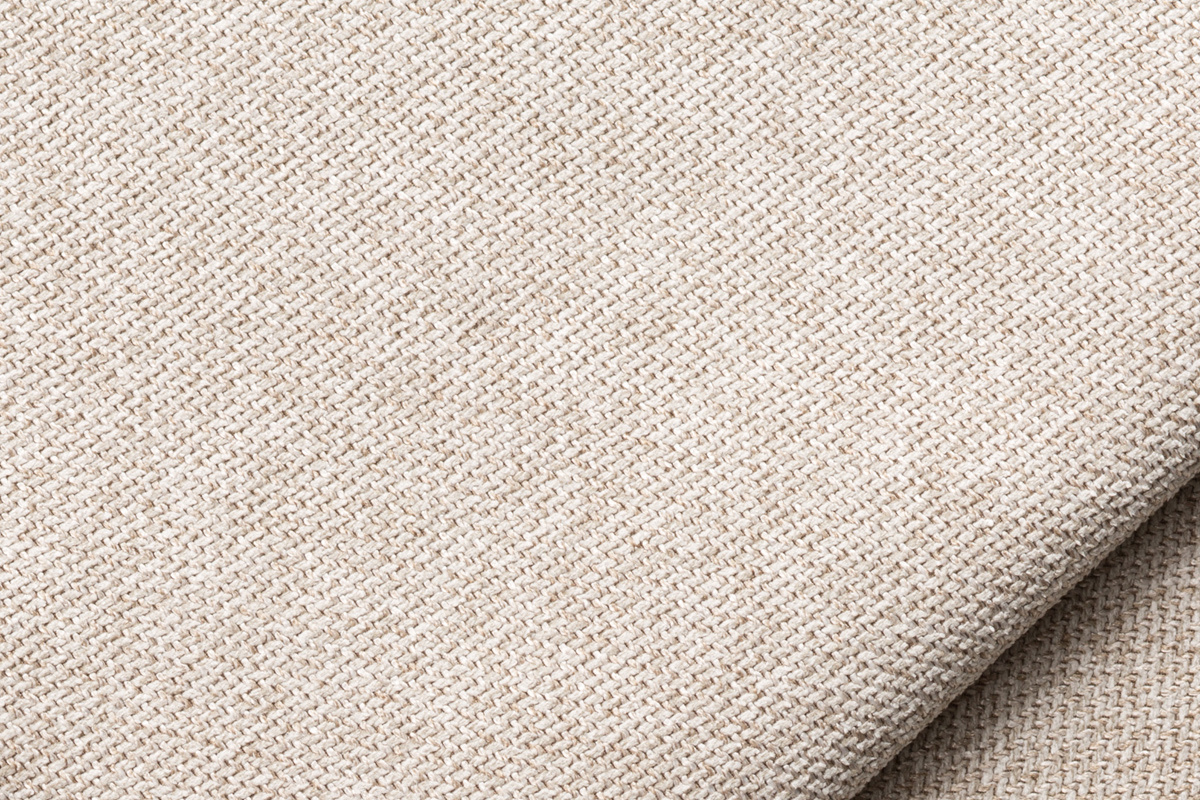 Poltrona 2 posti design in tessuto beige PLURIEL