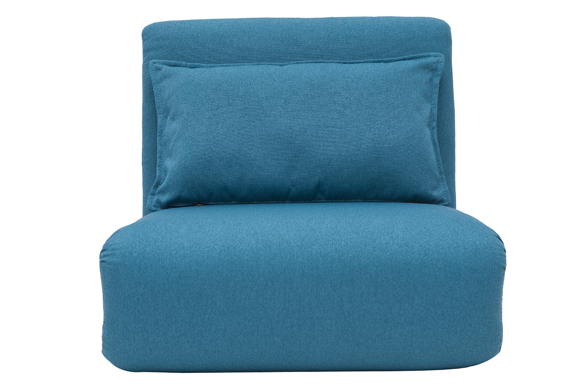 Poltrona convertibile design blu anatra SLEEPER