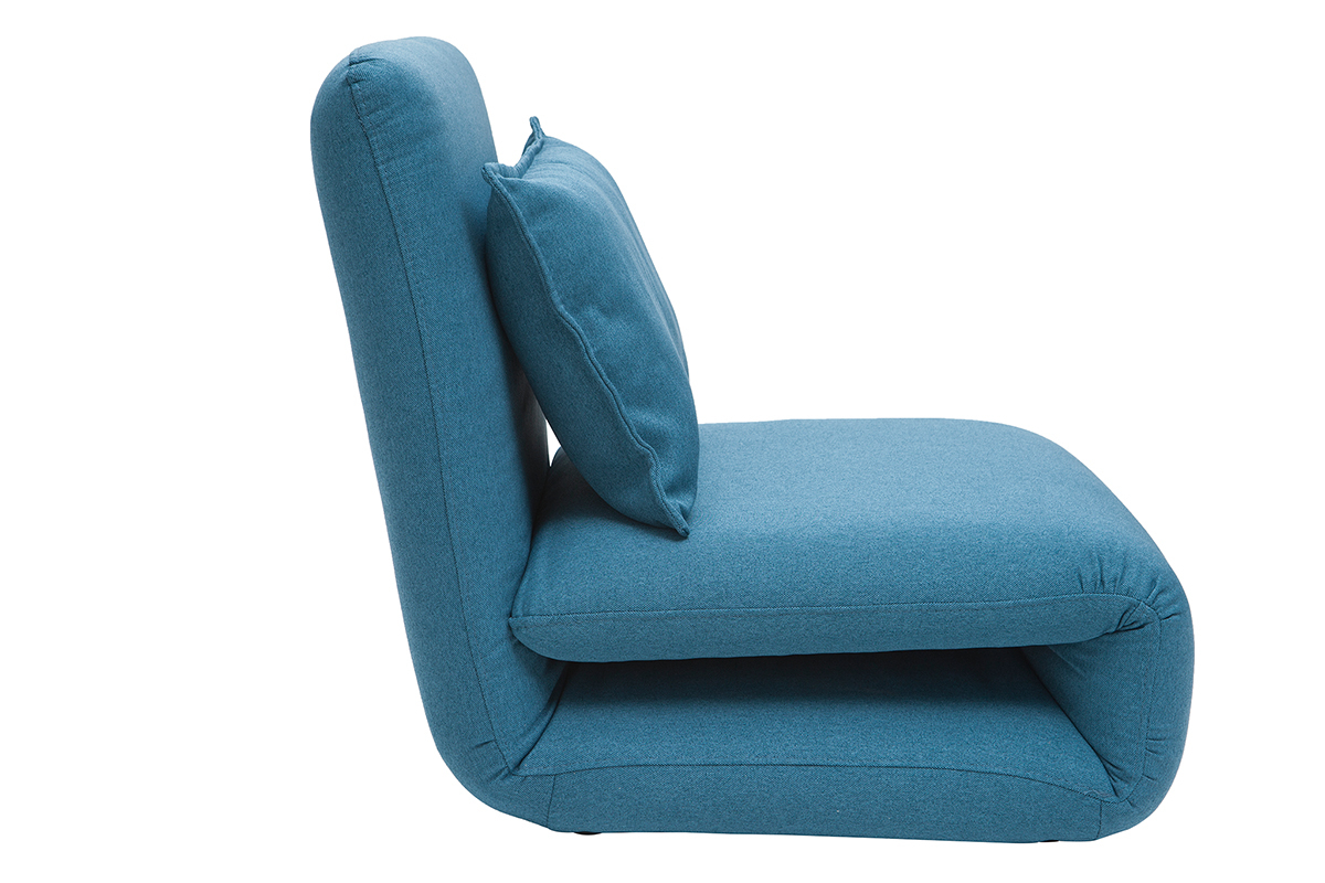 Poltrona convertibile design blu anatra SLEEPER