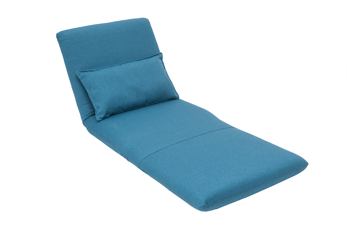 Poltrona convertibile design blu anatra SLEEPER