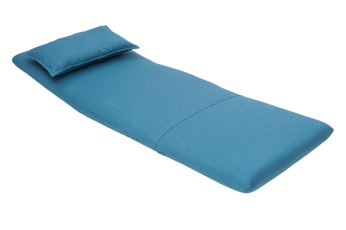 Poltrona convertibile design blu anatra SLEEPER