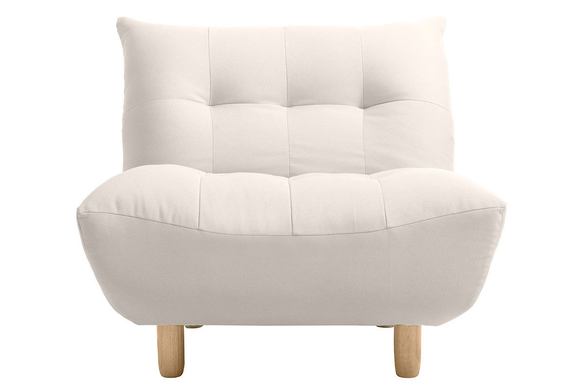 Poltrona design scandinavo naturale YUMI