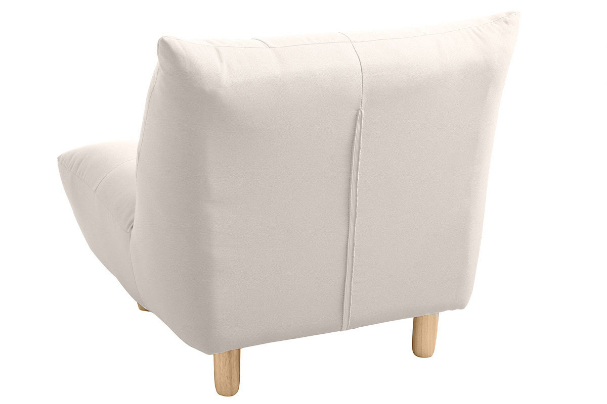 Poltrona design scandinavo naturale YUMI