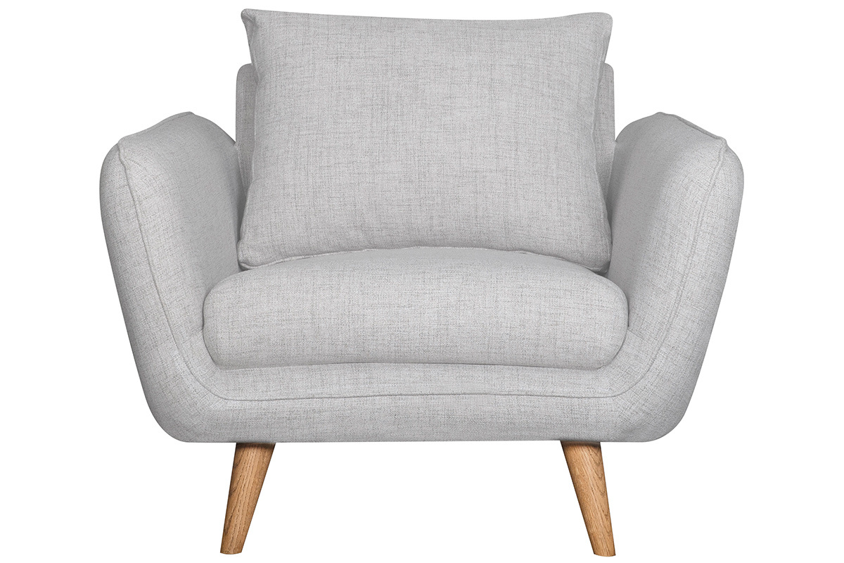 Poltrona scandinava grigio chiaro chin CREEP