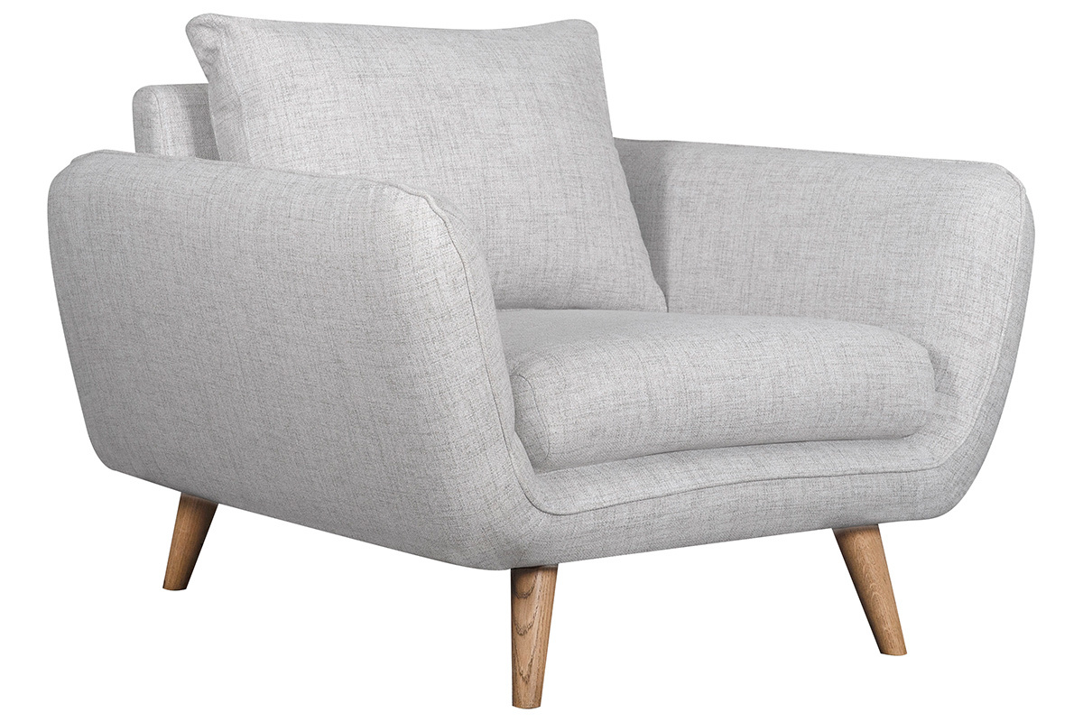 Poltrona scandinava grigio chiaro chin CREEP