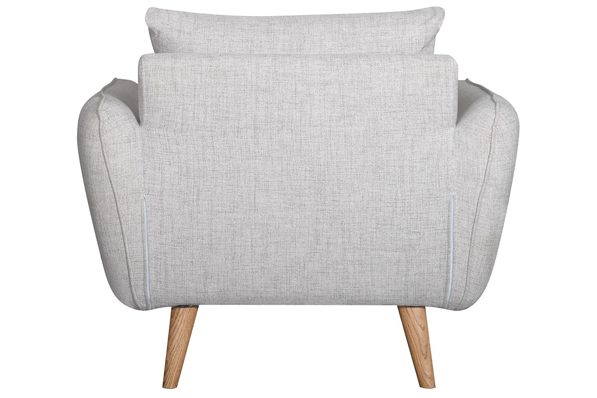 Poltrona scandinava grigio chiaro chin CREEP