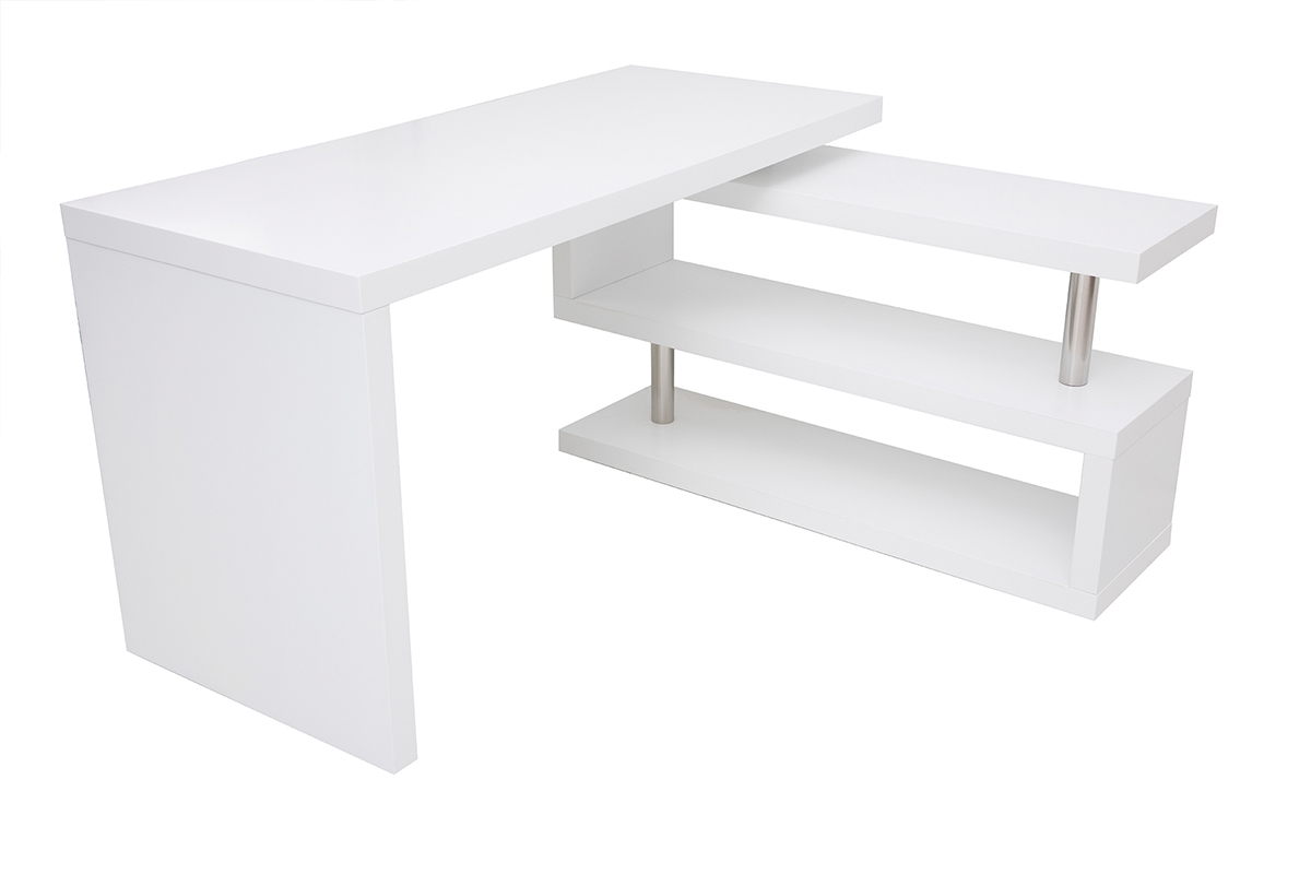 Scrivania design bianco opaco MAX