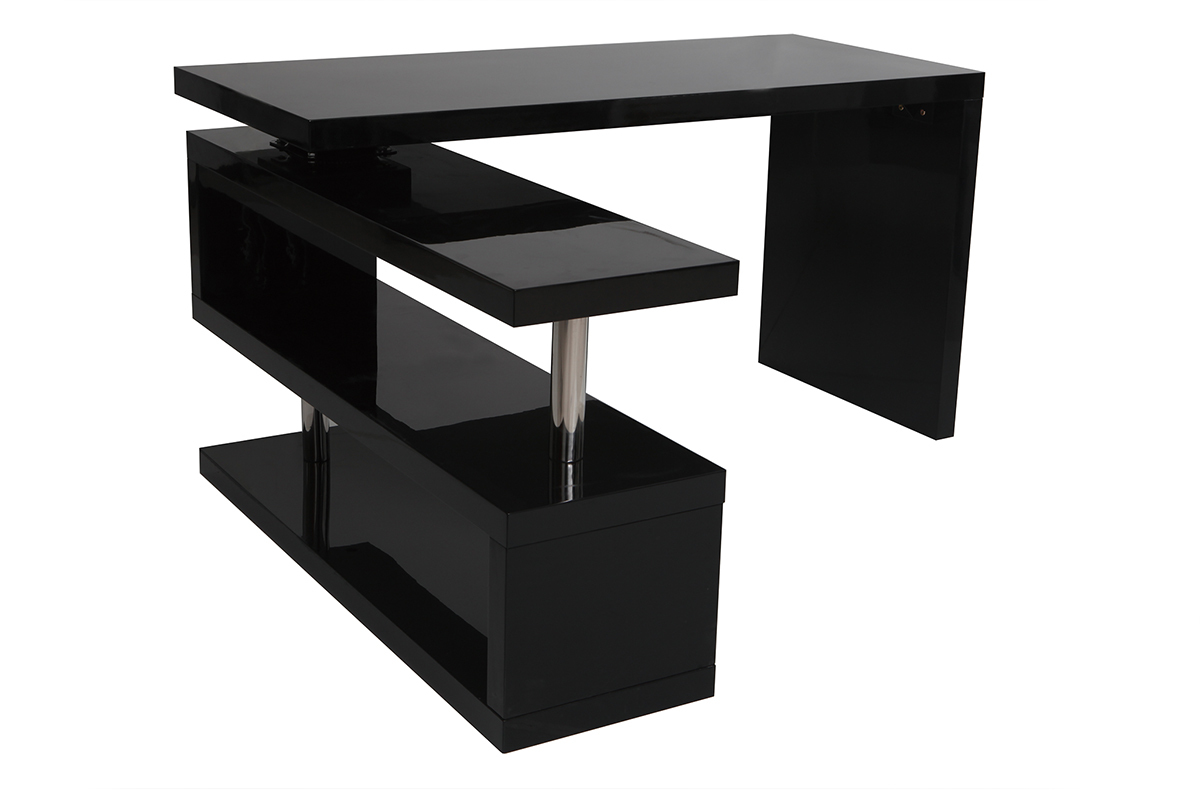 Scrivania design laccata nera MAX