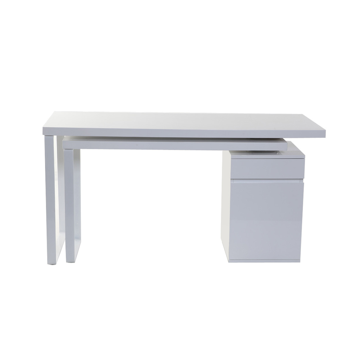 Scrivania design mobile bianco lucido VOXY