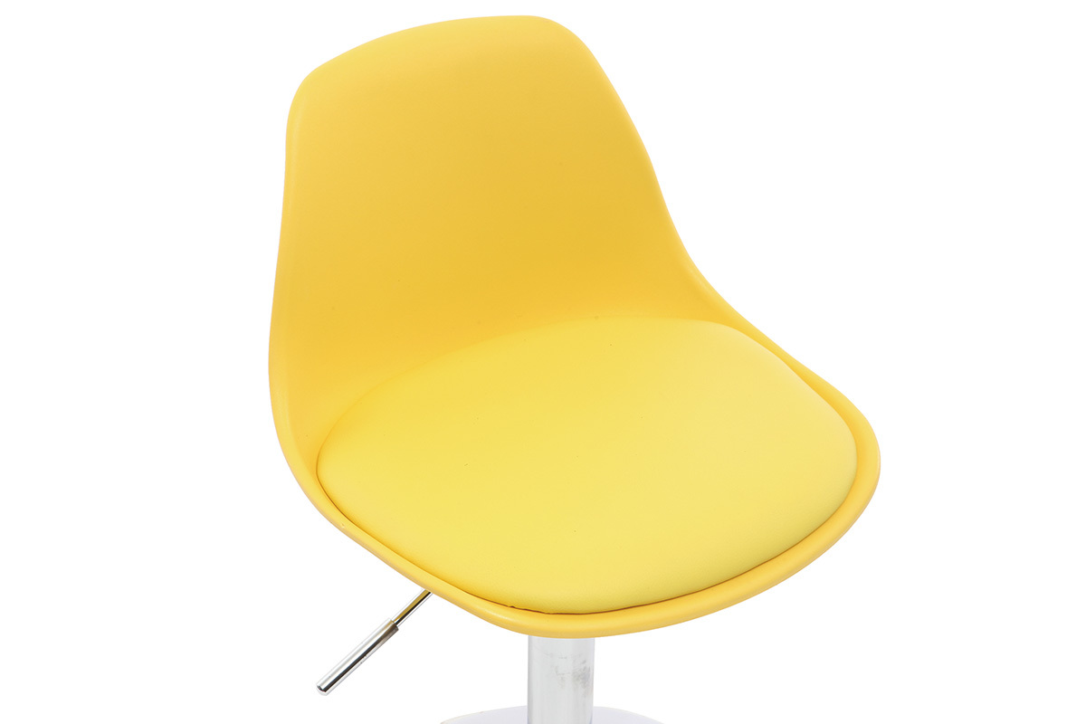 Sedia da ufficio design per bambino giallo STEEVY