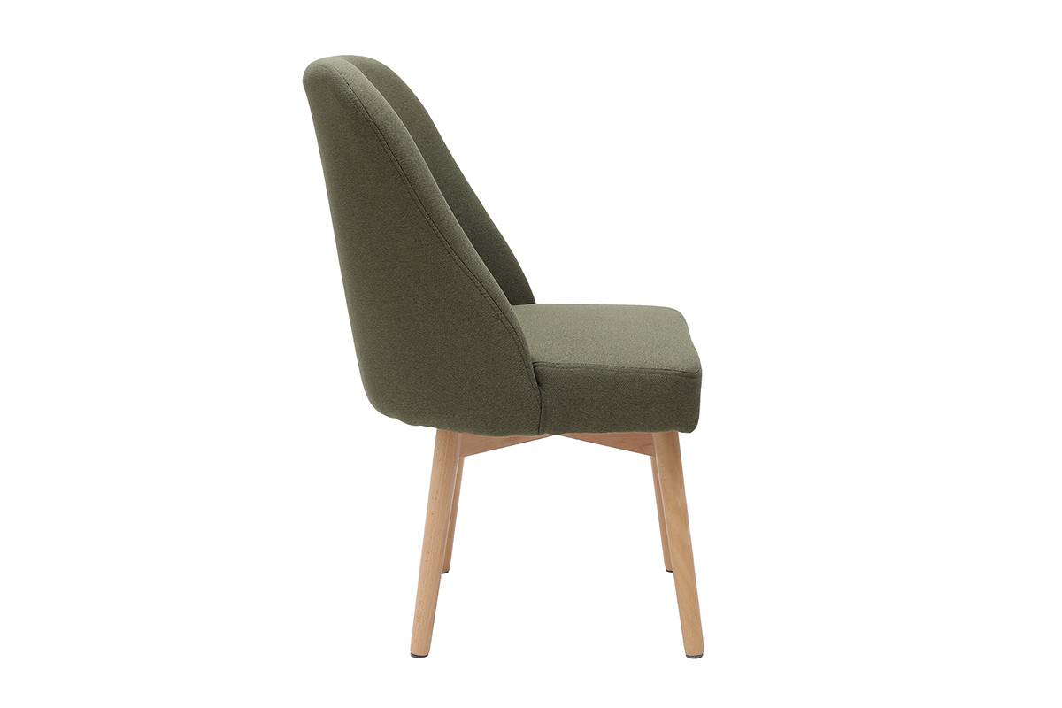 Sedia scandinava tessuto cachi LIV