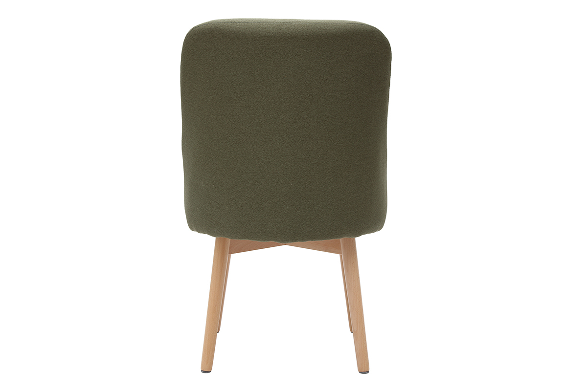 Sedia scandinava tessuto cachi LIV