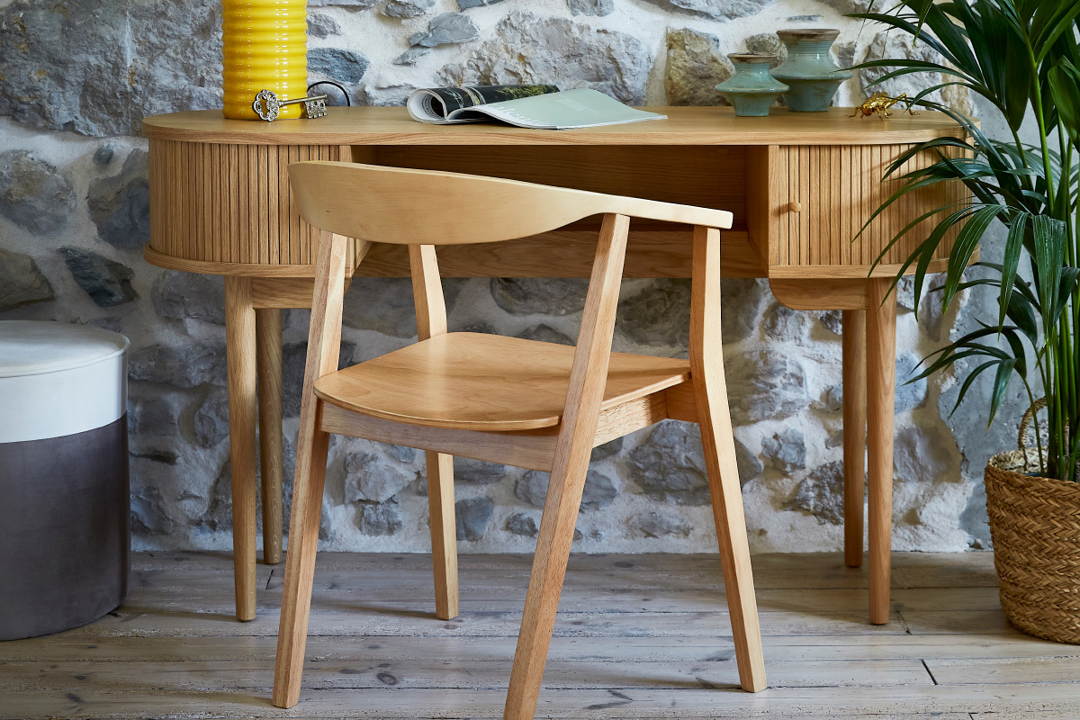 Sedie scandinave in legno (set di 2) BAHIA