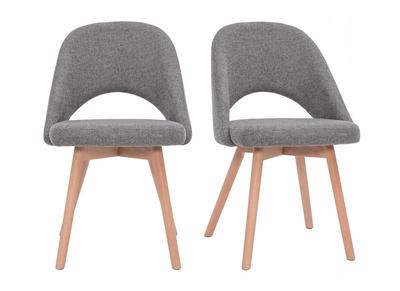 Sedie grigio Scandinave - Miliboo