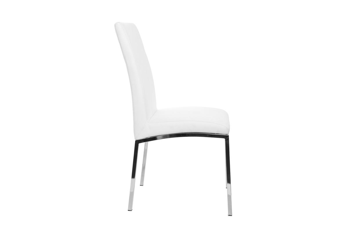 Set di 2 sedie design poliuretano bianco SIMEA