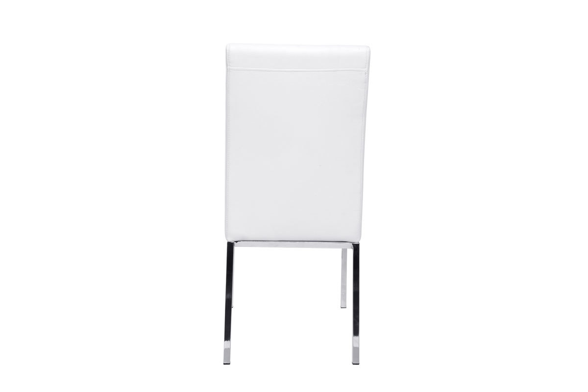 Set di 2 sedie design poliuretano bianco SIMEA