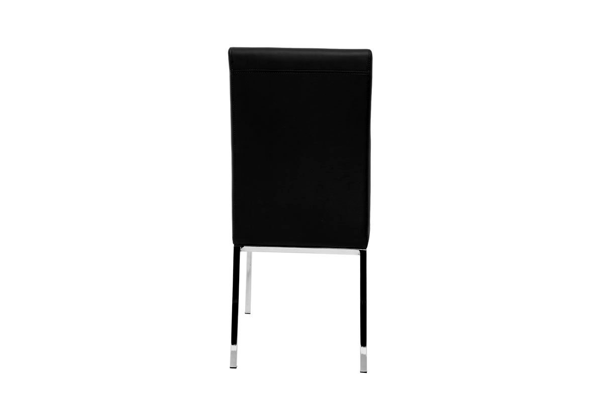 Set di 2 sedie design poliuretano nero SIMEA