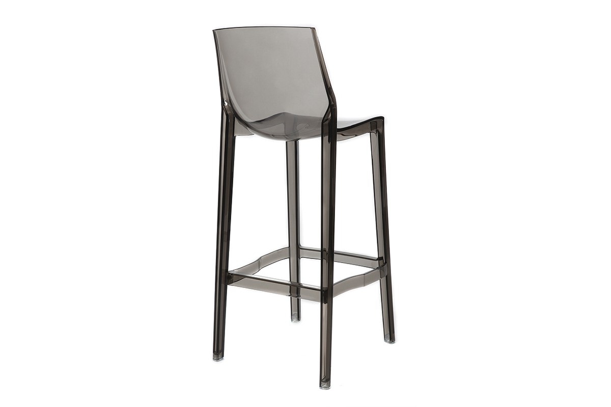 Sgabelli da bar design grigio fum set di 2 YLAK