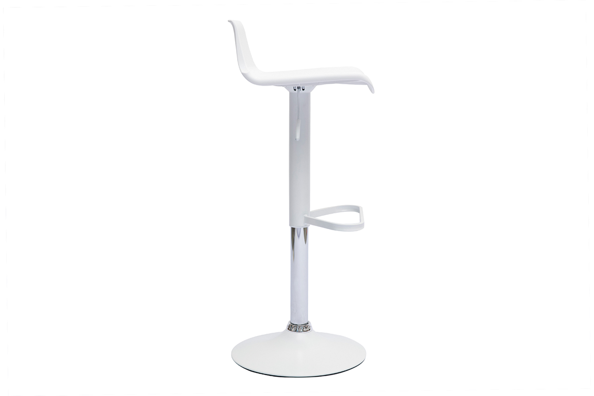 Sgabelli da bar design regolabili bianco 360 (set di 360) KRONOS