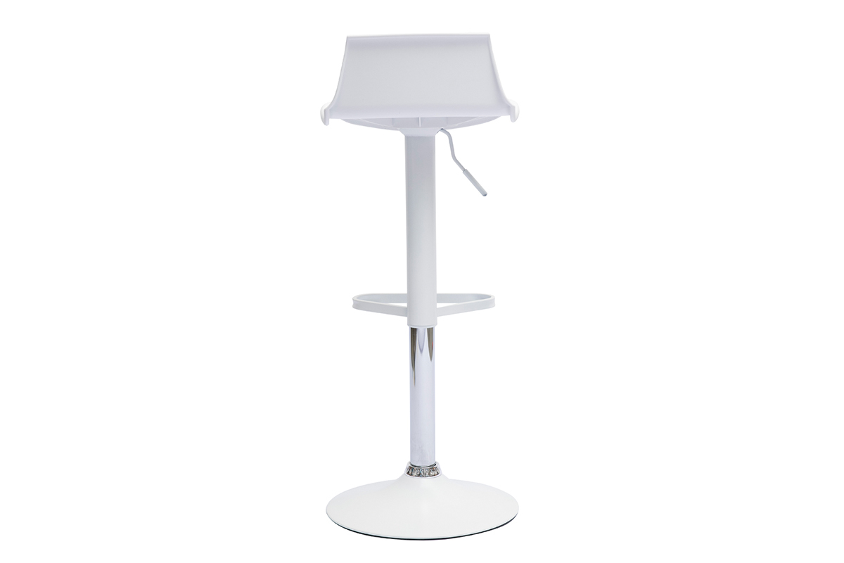 Sgabelli da bar design regolabili bianco 360 (set di 360) KRONOS