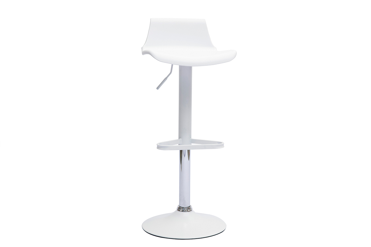 Sgabelli da bar design regolabili bianco 360 (set di 360) KRONOS