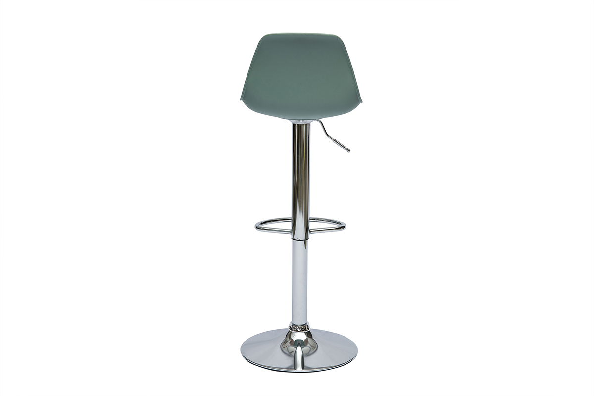 Sgabelli da bar design verde-azzurro (set di 2) STEEVY