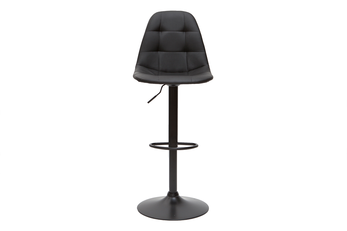 Sgabelli da bar di design regolabili COX nero (set di 2)