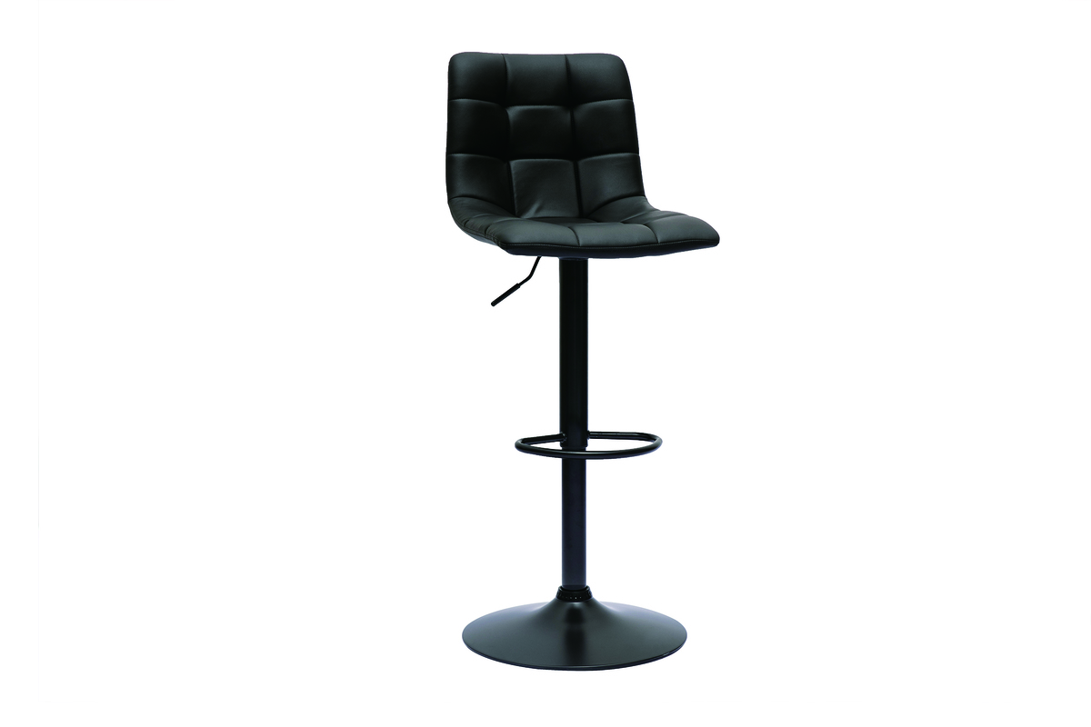 Sgabelli da bar regolabili design nero (set di 2) MAXWELL