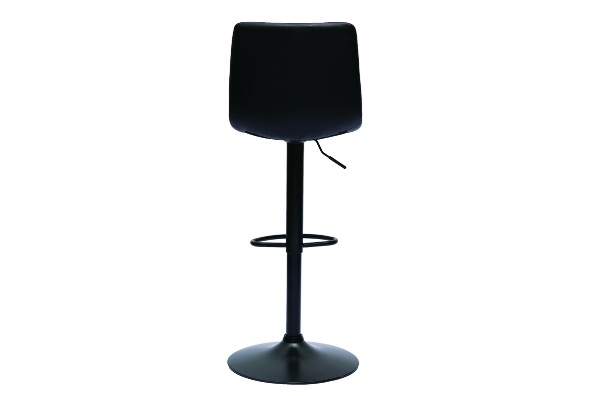 Sgabelli da bar regolabili design nero (set di 2) MAXWELL