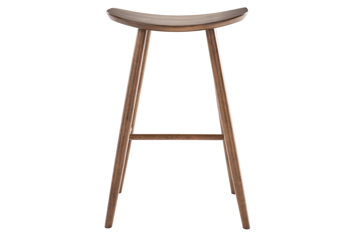 Sgabello da bar design noce 72 cm DEMORY