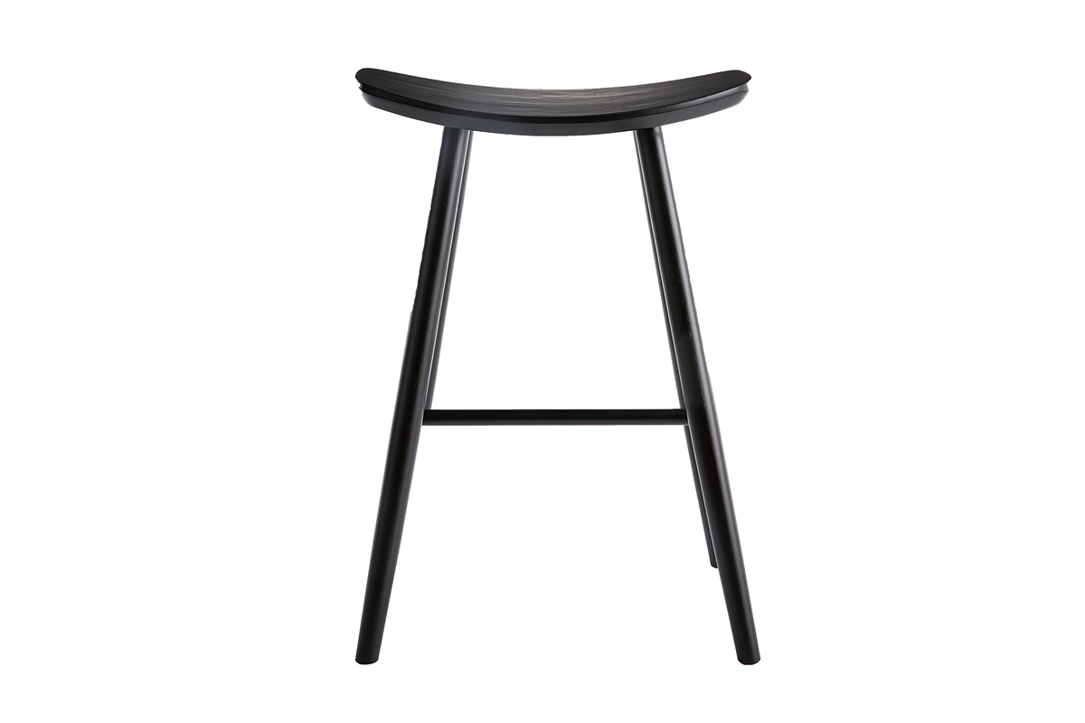 Sgabello da bar di design nero 65 cm DEMORY