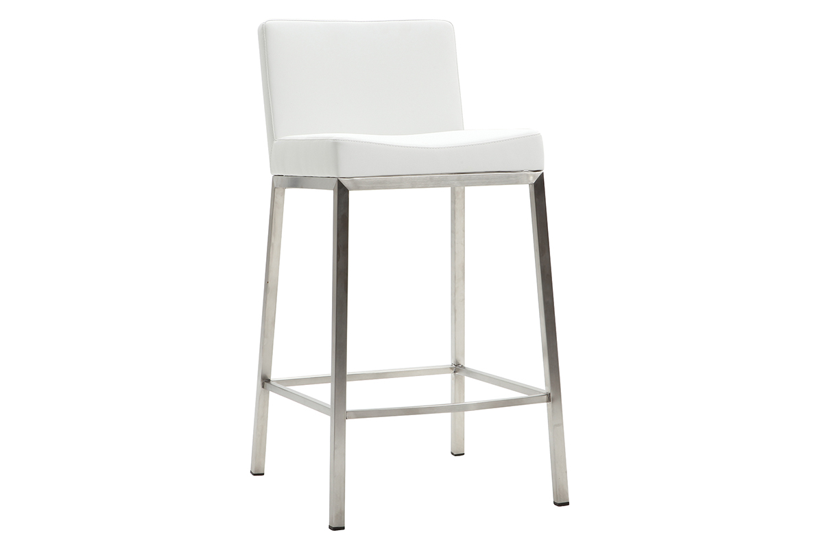 Sgabello design 66cm bianco - set di 2 EPSILON