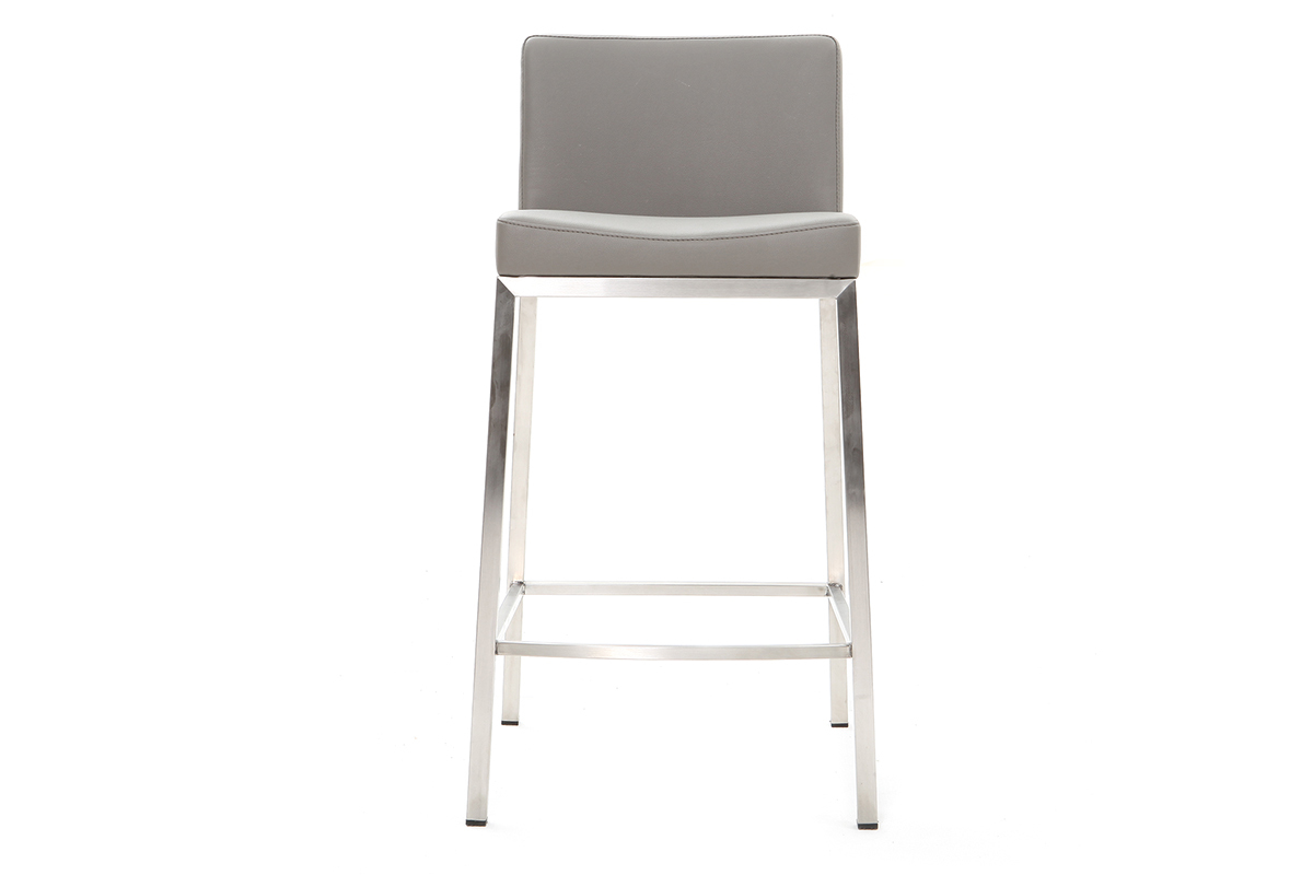 Sgabello design 66cm grigio - set di 2 EPSILON